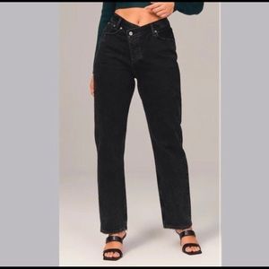 Abercrombie and Fitch Dad Jean Crossover Size 24 00